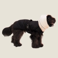 24-25 우분트 하네스패딩 후드버젼 크림&블랙