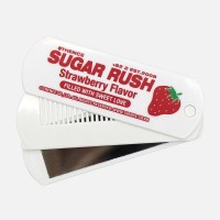 Folding Mirror Comb_Strawberry