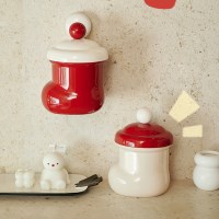 셀루어 흡착식 산타양말 미니 휴지통