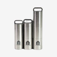 휴대용 스테인리스 약케이스 알약통 영양제케이스 실버무광