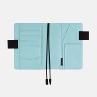 호보니치 블랙X클리어블루 A6 다이어리 커버