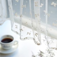 가림막커튼 바란스커튼 미니 리본 주방