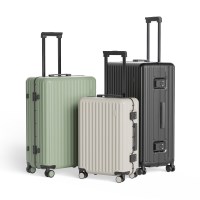 [무아스] 360도 모션휠 하드쉘 여행용 버클 캐리어