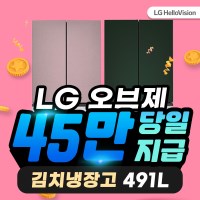 LG헬로비전 LG오브제김치냉장고렌탈491L Z494SGS171 3년162900