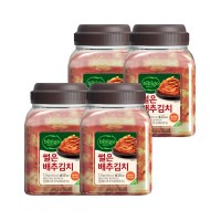 비비고 썰은 배추김치 용기 1.2kg x4개