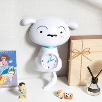 정품 짱구 흰둥이 꼬리 벽시계 벽걸이 공부방 사무실 인테리어