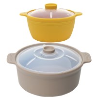 비비또 실리콘 계란찜기 전자레인지용기 1200ml+500ml 2종세트