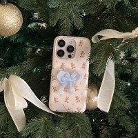 fluffy bear pattern 디자인 [카드수납 폰케이스]