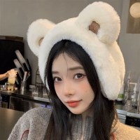 큐티 곰돌이 뽀송 이어머프 겨울 귀마개 귀도리