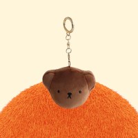 보리스 얼굴키링_브라운