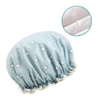 세안 헤어캡 샴푸 방수 샤워 욕실 비닐 목욕 샤워모자  핑크