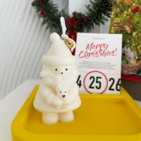 크리스마스 산타 캔들 답례품 연말 향초 선물 세트