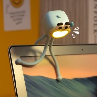 멜슨 문어다리 학습용 시력보호 북라이트 LED 램프