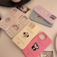 스모키 자수패치 실리콘 케이스