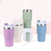 [물병공장] 시에스타 진공 텀블러 600ml/대용량/스트로우 포함