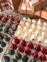 [크리스마스] 캔들모음 인테리어소품 성탄절 스튜디오 연말 오너먼트