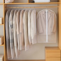 먼지방지 반투명 고급 PEVA 싱글 지퍼형 옷커버 5SET