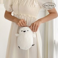 귀여운 동물 뱁새 인형 체인 크로스백 캐주얼 가방