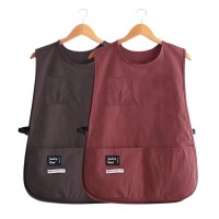 조끼 앞치마 방수 숏 카페 서빙 작업용 DD-12957