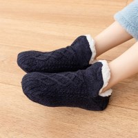 낙상 미끄럼방지 방한용 수족냉증 융털 덧신 발열 덧버선