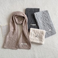 소프트 꽈배기 무지 니트 머플러 목도리 ac-9593c