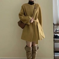 르베닝 래글런 벨티드 랩 코트