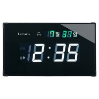 국산 루나리스 GPS 수신 LED 디지털 전자 벽시계 소 사무실 개업