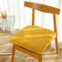 자동차 카페 사무실 식탁의자 뽀글이 양털슬림 엉따 의자방석