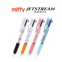 미츠비시 유니 미피 miffy제트스트림 3색볼펜 4종택1