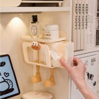비레드 간편부착 무타공 물티슈 휴지 거치대