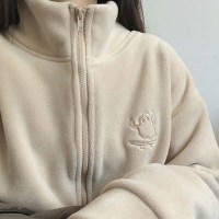 심프니 컬러풀 후리스 집업