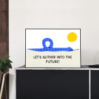 진짜 힘을 발견해! 푸른뱀 그림액자 8종 - 07 snake 미래로