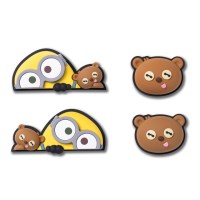 [유니버셜 정식라이선스]미니언즈 문콕방지 도어가드 빼꼼 밥앤팀 4P