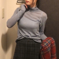 [울30/텐셀70] 타우너 시스루 긴팔 폴라티