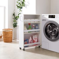 미니 틈새 수납장 세탁기장 23cm P0000QAM