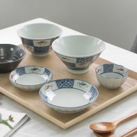 가정용 1인 식기세트 자취생 밥공기 그릇 접시 찬기 5P