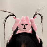 제로나 엄근진 쓸데없는 토끼 마니또 인형 헤어밴드