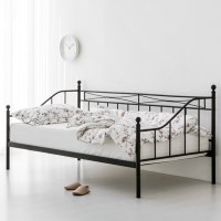 철제 침대프레임 데이베드 싱글침대 저상형 침대