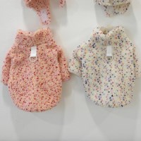 강아지 겨울 옷 뽀글이 점퍼 패딩 애견 하네스 외출복 산책옷
