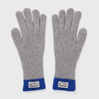 COLOR BLOCK KNIT-GREY(핑거홀 장갑)