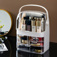 아크릴 투명 메이크업 정리대 3단 서랍형 화장대 수납함 보관함 화장