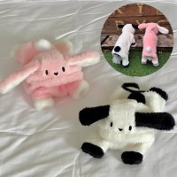 강아지 겨울옷 올인원 후리스 애견 외출복 실내복 소중대형견