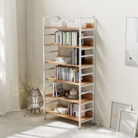 댄책장 6단 800x350 철제 책꽂이 인테리어