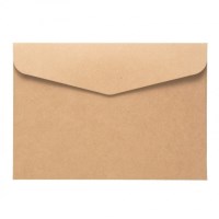 크라프트 엽서 우편 봉투 23x16cm