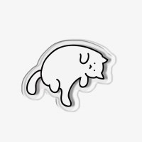 고양이들은 아크릴 스마트톡