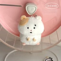 귀여운 속상한 햄찌 햄스터 쥐 인형 키링 가방 꾸미기