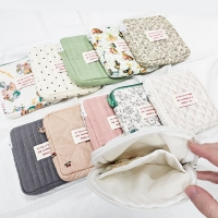 트래블라라 퀼팅 누빔 생리대파우치 미니 사각 면파우치 11종