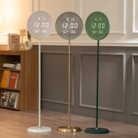 플라이토 온습도 무선 LED 와이파이 스탠드 시계 인테리어 집들이