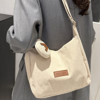 리엔드 코듀로이 포켓 크로스 숄더백