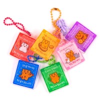 행운 가득 뚱랑이 부적 아크릴 키링 6종